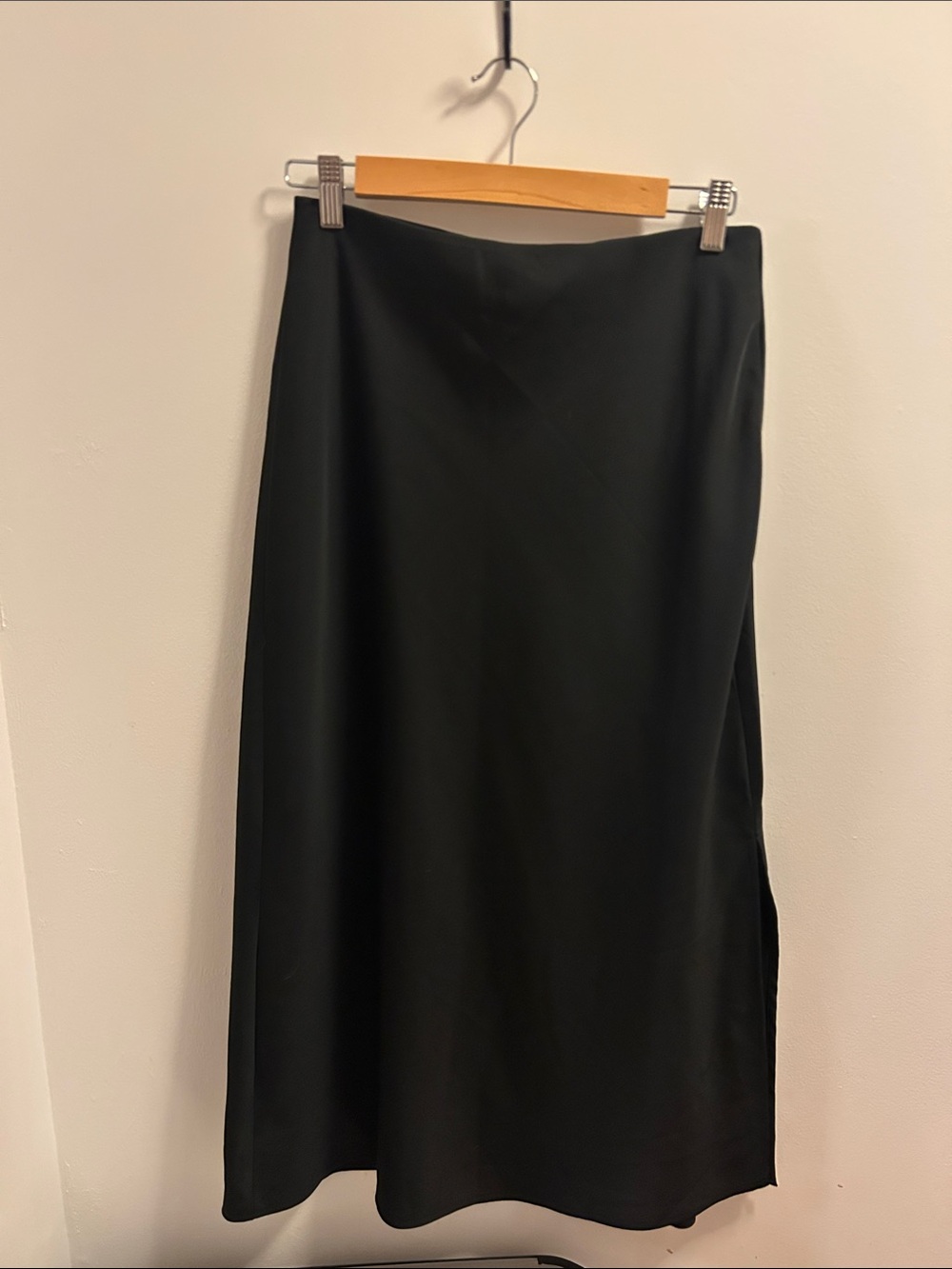 A New Day Black Women's Midi Skirt - Classic A-Line S